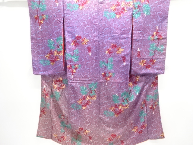 Japanese Kimono / Chirimen Kinsha Silk